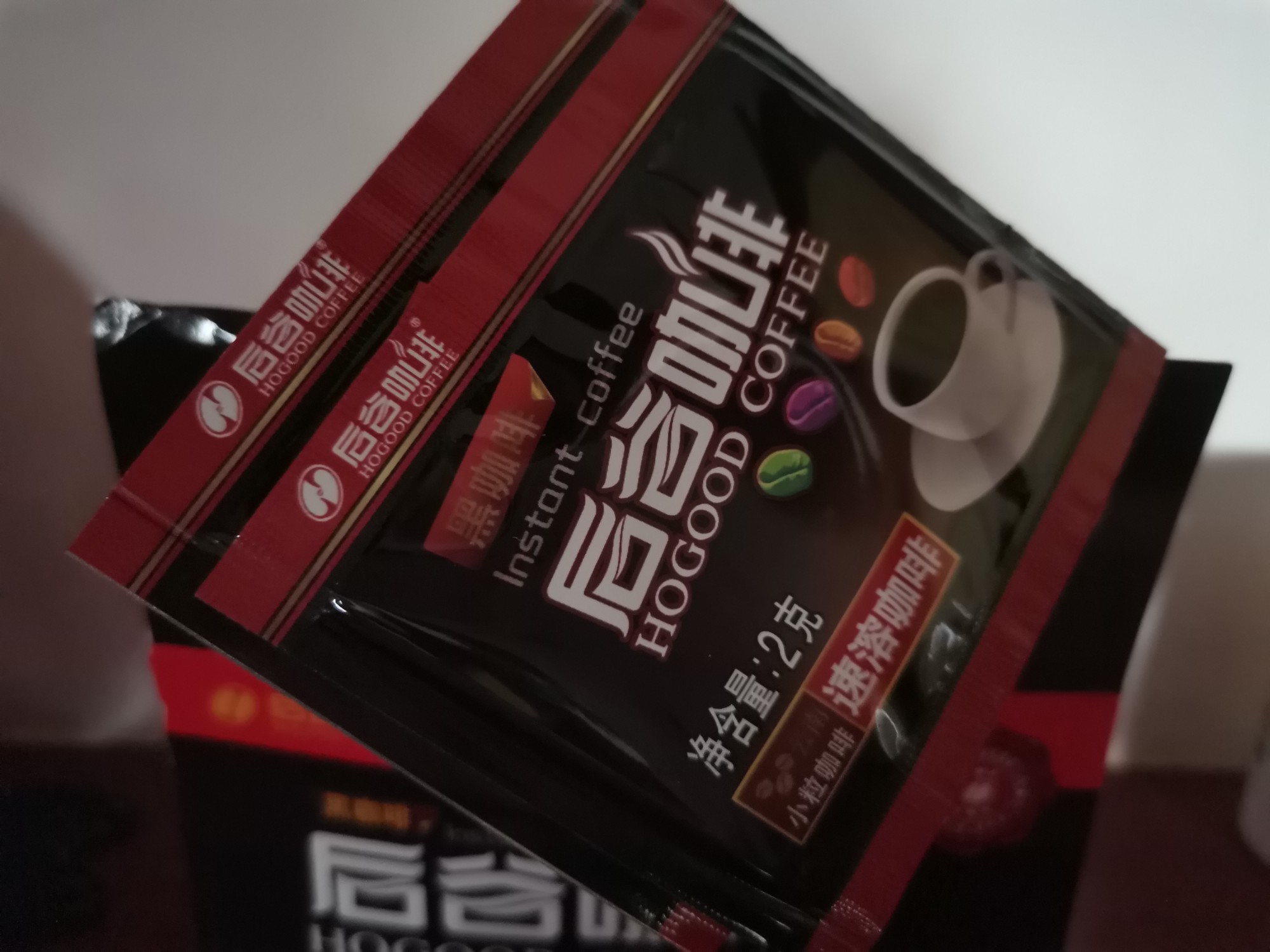 后谷-速溶纯苦黑咖啡粉2盒/40袋